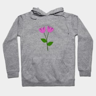 Purple couple of Dasies Hoodie